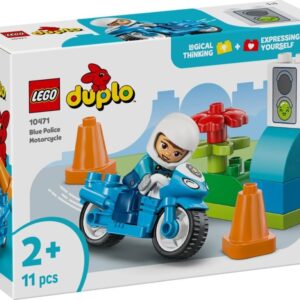 LEGO 10471 DUPLO Niebieski motocykl policyjny