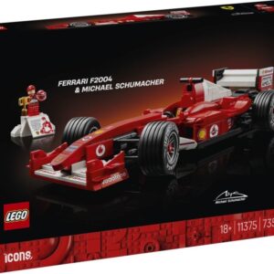 LEGO 11375 Icons Ferrari F2004 i Michael Schumacher