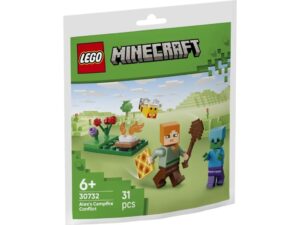 LEGO 30732 Minecraft Potyczka Alex przy ognisku