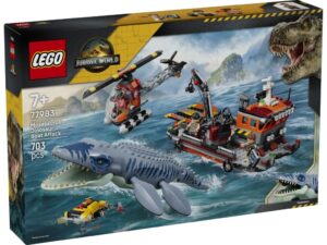 LEGO 77983 Jurassic World Atak mozazaura na łódź