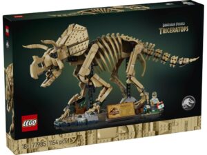 LEGO 77985 Jurassic World Szkielety dinozaurów: triceratops