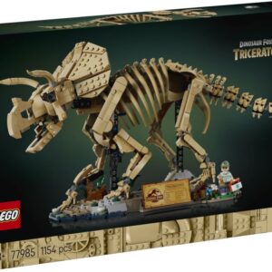 LEGO 77985 Jurassic World Szkielety dinozaurów: triceratops