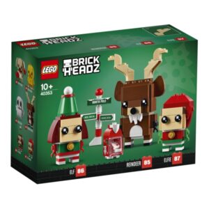 LEGO Brickheadz 40353 Renifer, elf i elfka
