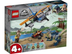 LEGO Jurassic World 75942 Welociraptor: na ratunek dwupłatowcem