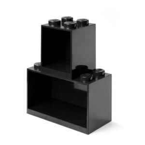 LEGO Classic 41171733 Zestaw półek LEGO BRICK 4 & BRICK 8 - Czarne