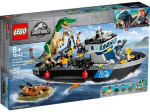 LEGO Jurassic World 76942 Barionyks i ucieczka łodzią