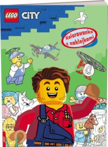 LEGO CITY NA6002 KOLOROWANKA Z NAKLEJKAMI