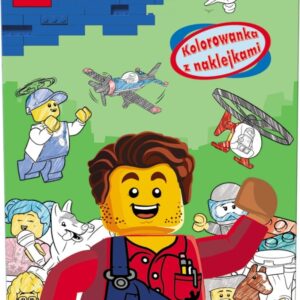 LEGO CITY NA6002 KOLOROWANKA Z NAKLEJKAMI