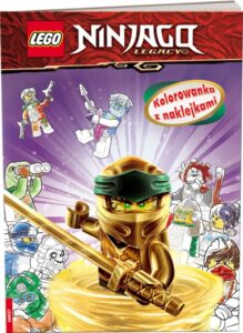 LEGO NINJAGO NA6703 KOLOROWANKA Z NAKLEJKAMI