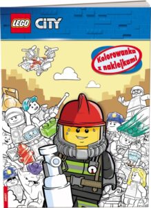 LEGO CITY NA6001 KOLOROWANKA Z NAKLEJKAMI