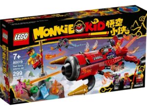 LEGO 80019 Monkie Kid Piekielny odrzutowiec Red Sona