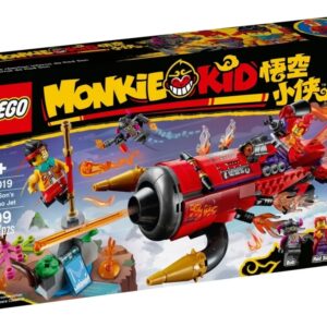 LEGO 80019 Monkie Kid Piekielny odrzutowiec Red Sona
