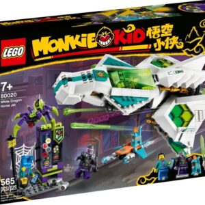 LEGO 80020 Monkie Kid Odrzutowiec Biały Smok