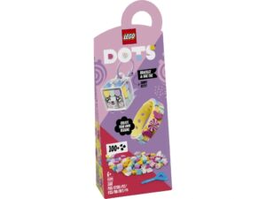 LEGO 41944 DOTS Cukierkowa kicia: bransoletka i zawieszka na torbę