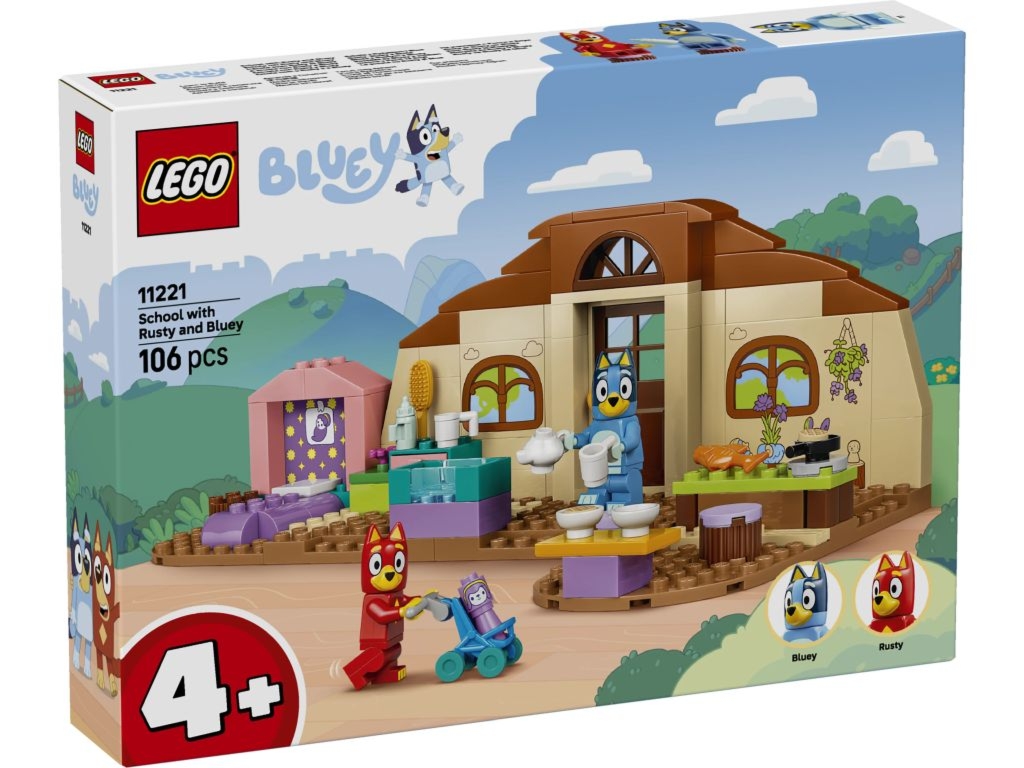 LEGO 11221 Bluey Szkoła z Ryżykiem i Blue