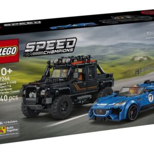 LEGO 77264 Speed Champions Jaguar Project 7 i Land Rover Defender