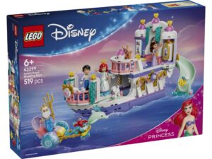 LEGO 43299 Disney Animation Królewska łódź weselna Arielki