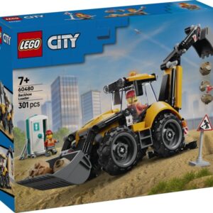 LEGO 60480 City Żółta koparko-ładowarka
