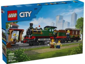 LEGO 60511 City Retro pociąg z lokomotywą parową