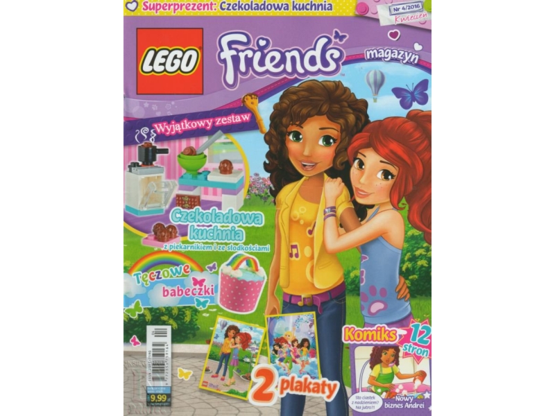 LEGO Friends 401676 magazyn nr 4/2016 + czekoladowa kuchnia