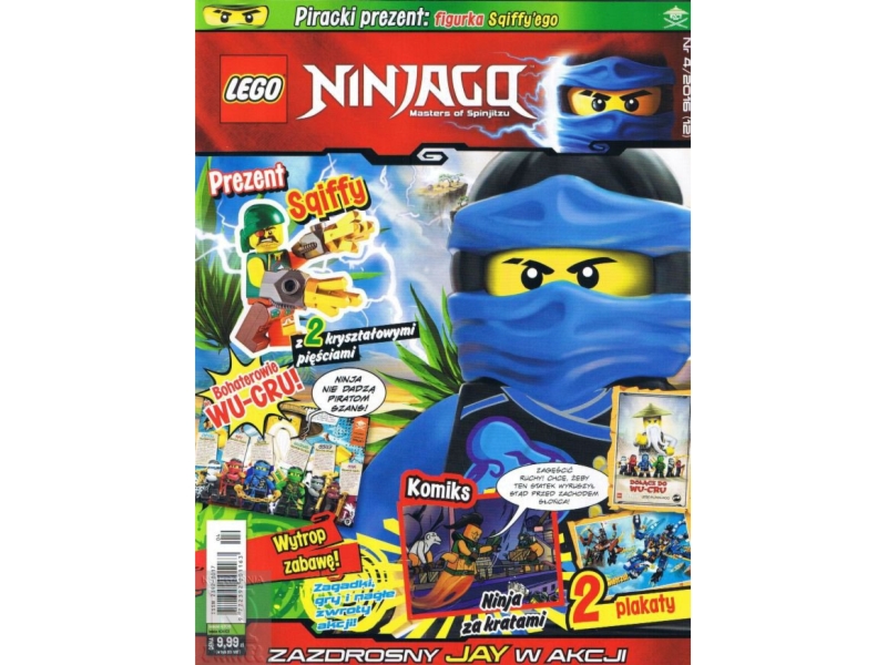 LEGO Ninjago 404101 magazyn 4/2016 + pirat SQIFFY