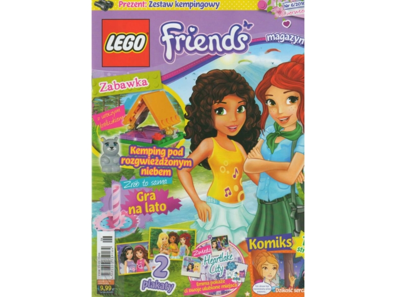 LEGO Friends 401676 magazyn nr 6/2016 + zestaw kempingowy