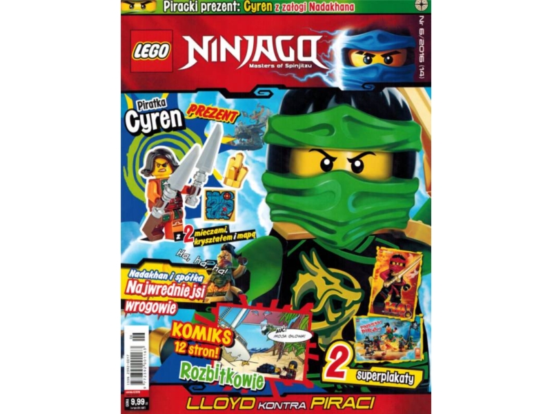 LEGO Ninjago 404101 magazyn 6/2016 + Cyren z załogi Nadakhana