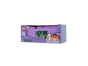 LEGO Friends 9009853 Budzik zegar klocek fioletowy