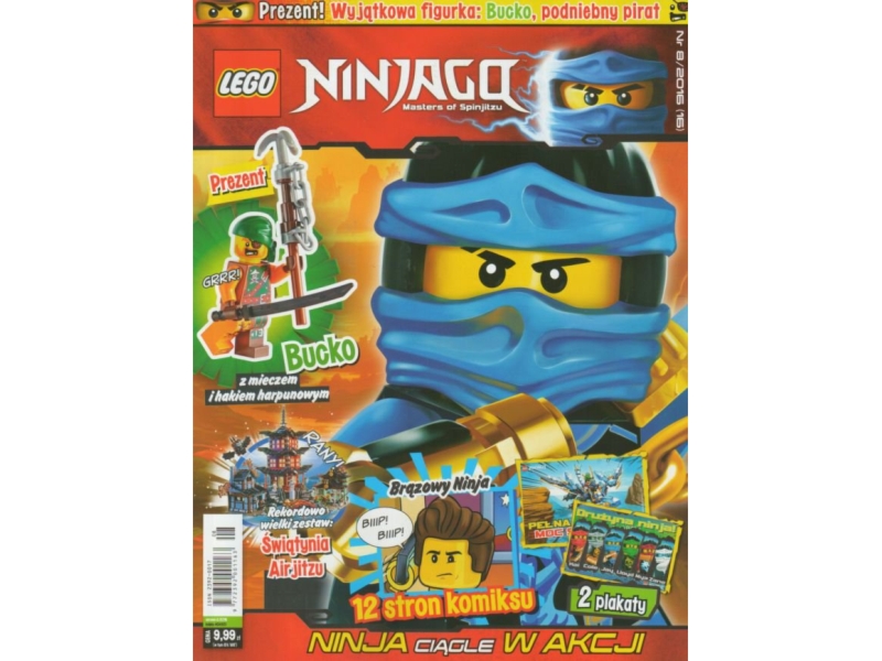 LEGO Ninjago 404101 magazyn 7/2016 + Bucko podniebny pirat
