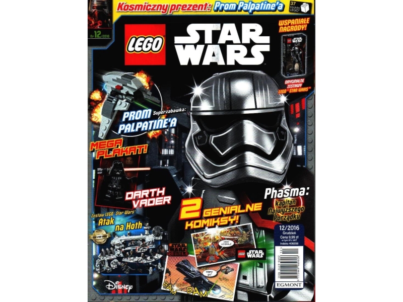 LEGO Star Wars 406856 magazyn 12/2016 + prom Palpatinea