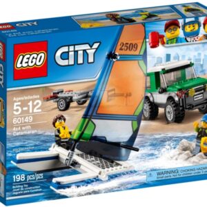 LEGO City 60149 Terenówka 4x4 z katamaranem