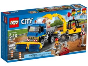 LEGO City 60152 Zamiatacz ulic i koparka