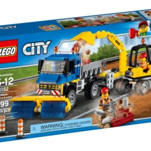 LEGO City 60152 Zamiatacz ulic i koparka