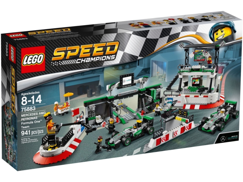 LEGO Speed Champions 75883 Zespół Formuły 1 MERCEDES AMG PETRONAS