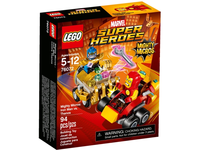 LEGO Super Heroes 76072 Mighty Micros: Iron Man kontra Thanos