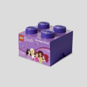 LEGO 40031746 Pojemnik na klocki 2x2 Friends fioletowy