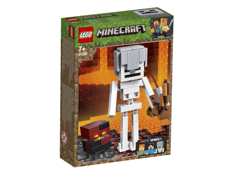 LEGO 21150 Minecraft BigFig - szkielet z kostką ma