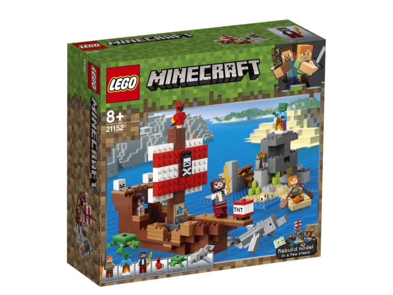 LEGO Minecraft 21152 Przygoda na statku pirackim
