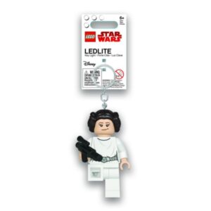 LEGO Star Wars KE125 Brelok latarka LED Księżniczka Leia z blasterem