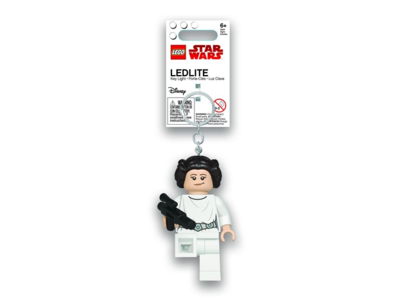 LEGO Star Wars KE125 Brelok latarka LED Księżniczka Leia z blasterem