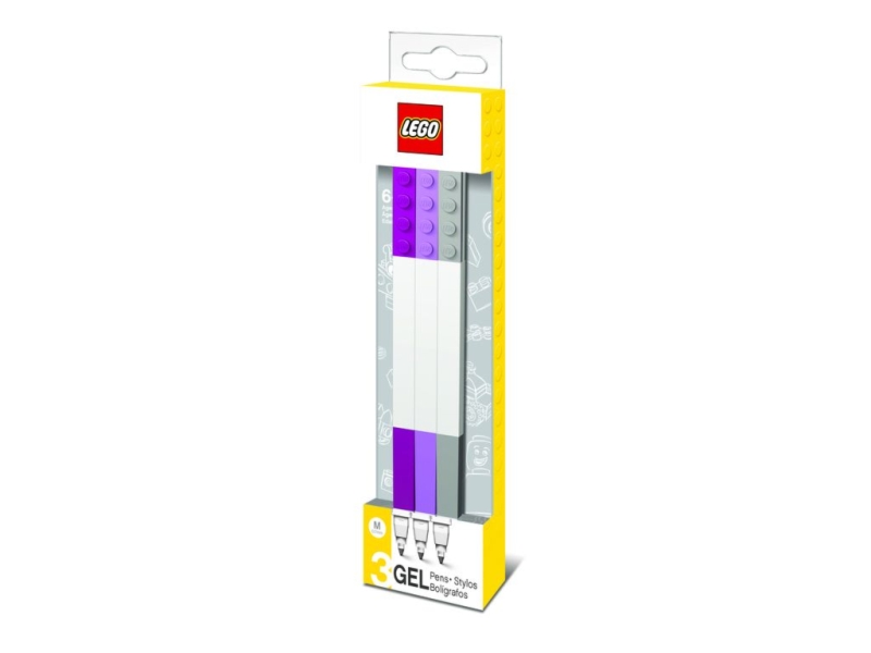 LEGO Classic 51861 Długopisy żelowe - miks - 3 szt.