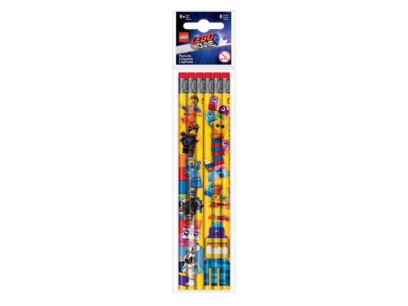 LEGO 52300 Zestaw ołówków LEGO MOVIE 2 (6 szt.)