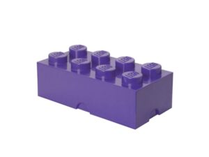 LEGO 40041749 Pojemnik na klocki 4x2 fioletowy
