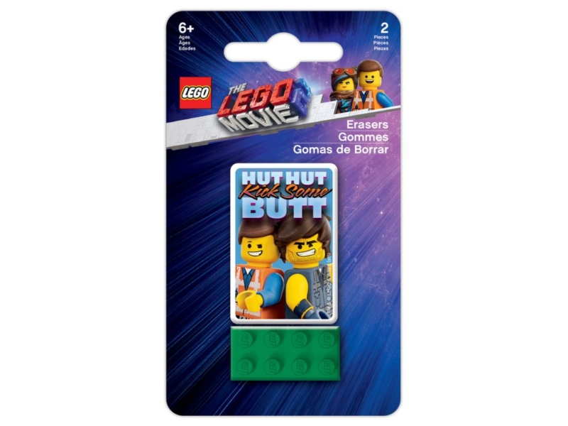 LEGO Classic 52324 Zestaw gumek LEGO MOVIE 2 - Galaktyczny Duet