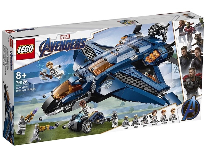 LEGO 76126 Super Heroes Wspaniały Quinjet Avengers