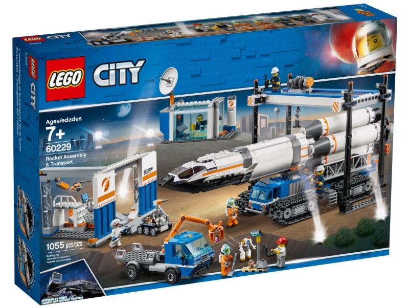 LEGO City 60229 Transport i montaż rakiety
