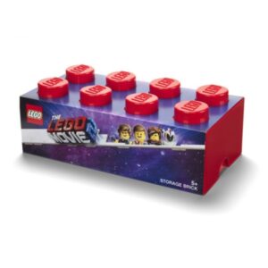 LEGO Movie 2 40041761 Pojemnik na klocki 4x2 czerwony