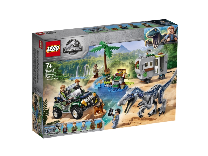 LEGO Jurassic World 75935 Starcie z barionyksem: poszukiwanie skarbów