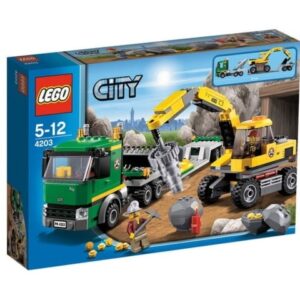 LEGO City 4203 Koparka z transporterem