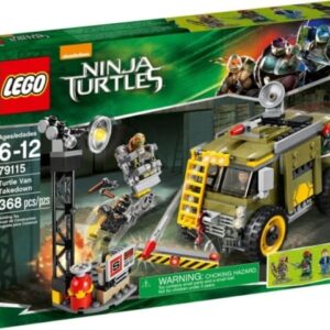 LEGO TURTLES 79115 Destrukcja furgonetki żółwi